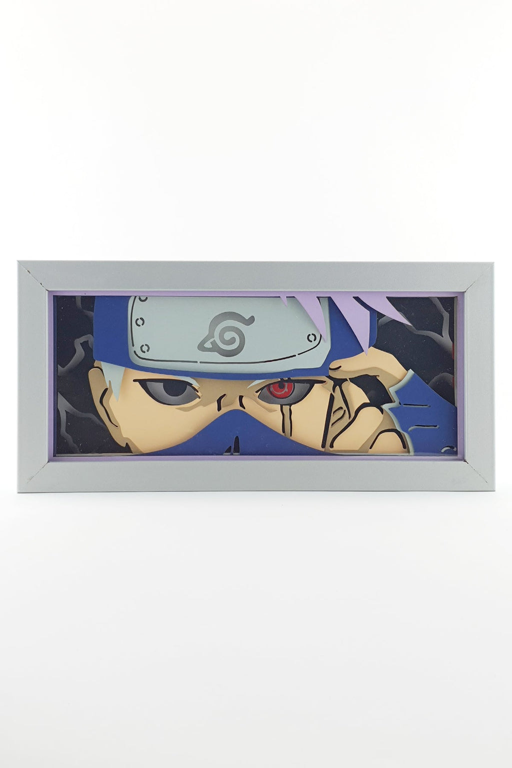 3D Kakshı Ahşap Katmanlı Anime Işık Kutusu – LED Dekor & Gece Lambası