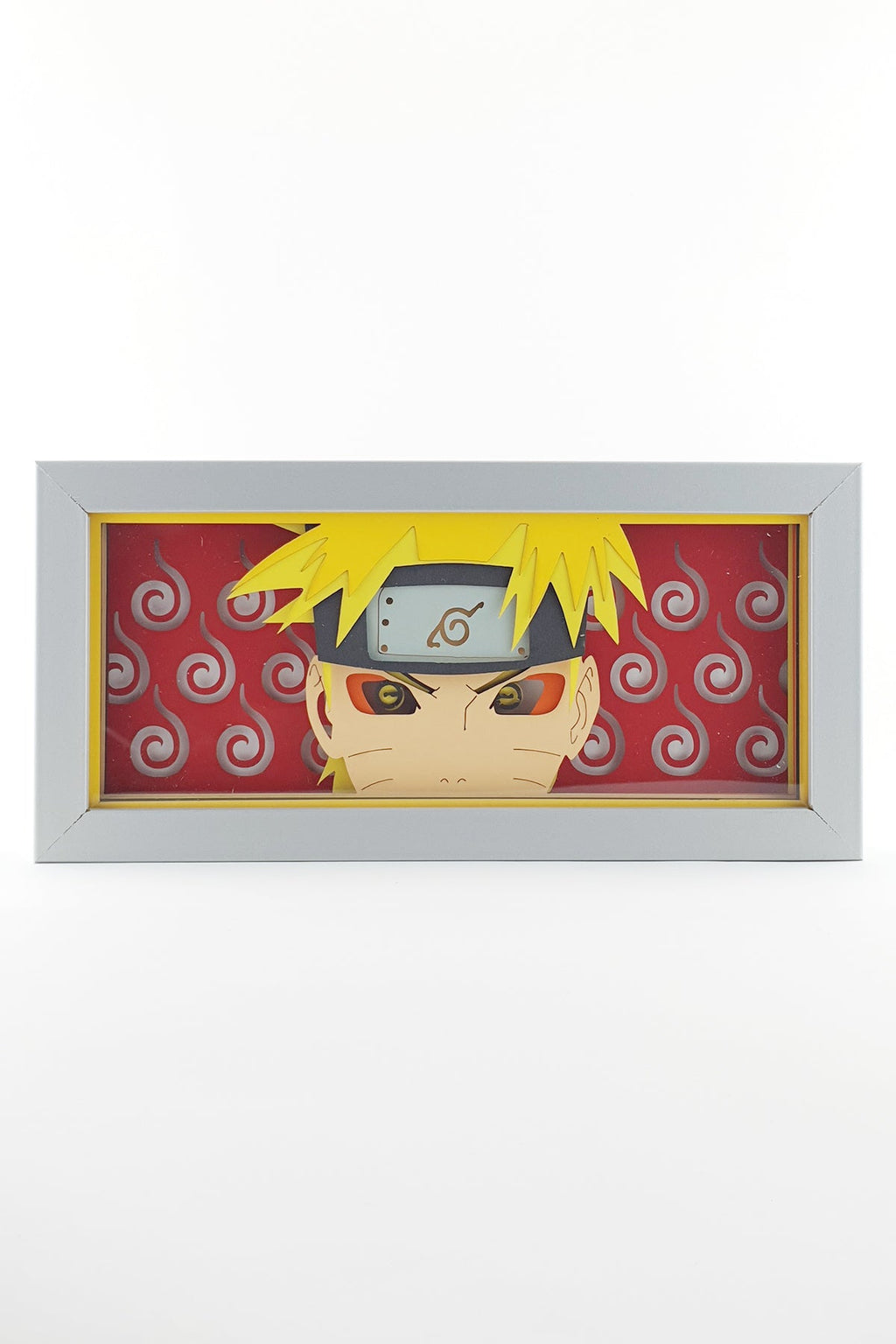 3D Naruto Ahşap Katmanlı Anime Işık Kutusu – LED Dekor & Gece Lambası