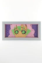 3D Kanroji Ahşap Katmanlı Anime Işık Kutusu – LED Dekor & Gece Lambası