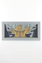 3D Goku Ahşap Katmanlı Anime Işık Kutusu – LED Dekor & Gece Lambası