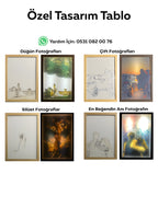 Özel Tasarım Kara Kalem Çizim