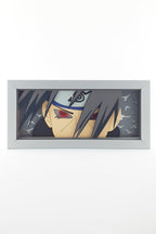 3D Young Itachi Ahşap Katmanlı Anime Işık Kutusu – LED Dekor & Gece Lambası