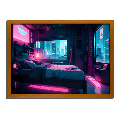 Cyberpunk Neon Room