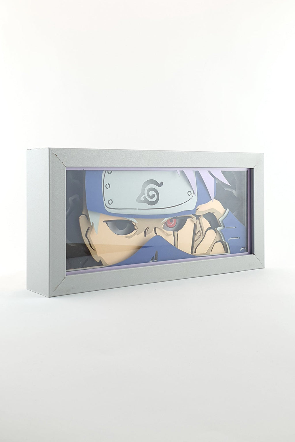 3D Kakshı Ahşap Katmanlı Anime Işık Kutusu – LED Dekor & Gece Lambası