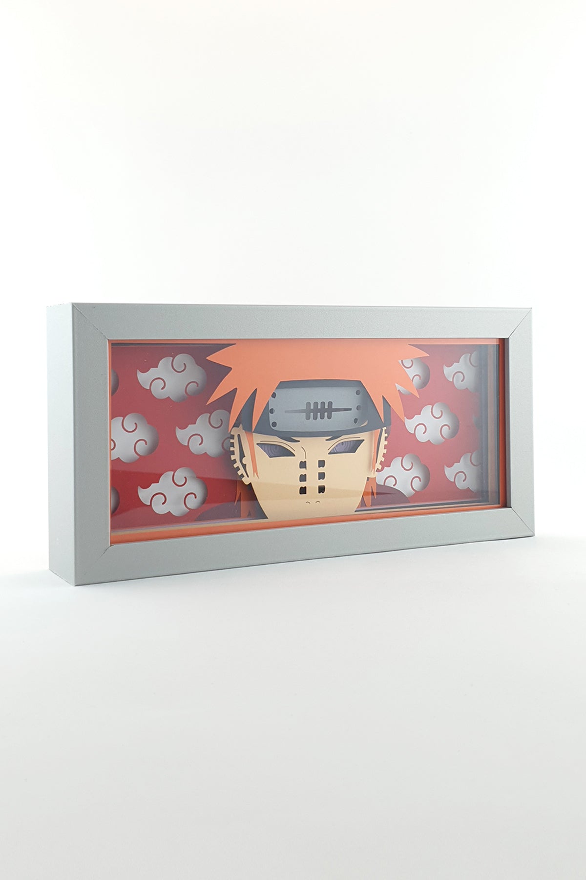 3D Pain Ahşap Katmanlı Anime Işık Kutusu – LED Dekor & Gece Lambası