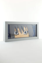 3D Sasuke Ahşap Katmanlı Anime Işık Kutusu – LED Dekor & Gece Lambası