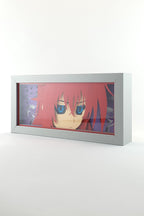 3D Rias Ahşap Katmanlı Anime Işık Kutusu – LED Dekor & Gece Lambası