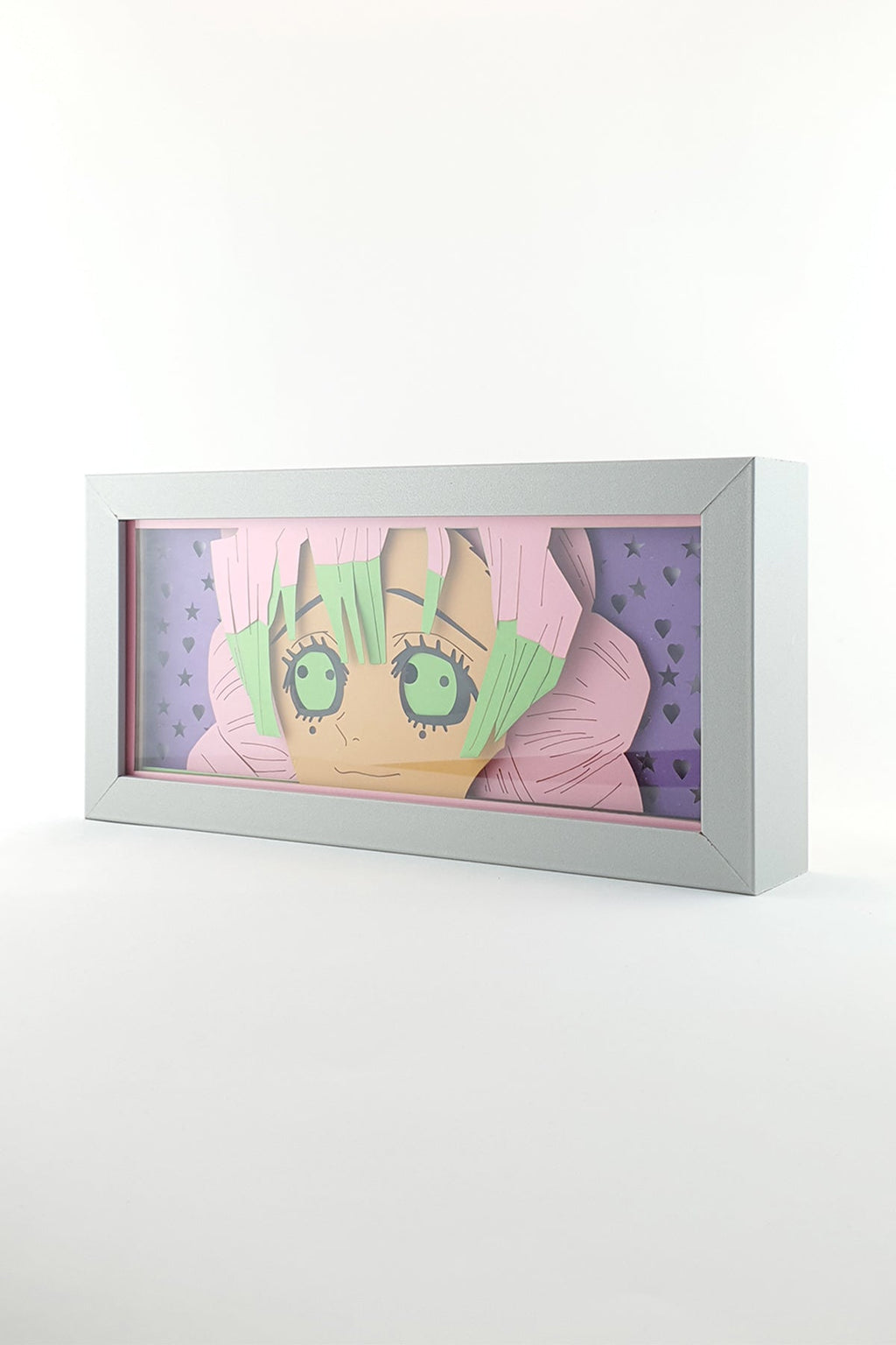 3D Kanroji Ahşap Katmanlı Anime Işık Kutusu – LED Dekor & Gece Lambası