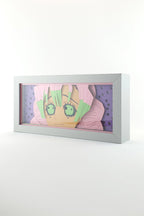 3D Kanroji Ahşap Katmanlı Anime Işık Kutusu – LED Dekor & Gece Lambası