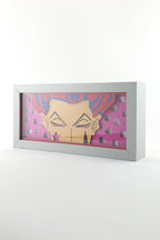 3D Hisoka Ahşap Katmanlı Anime Işık Kutusu – LED Dekor & Gece Lambası