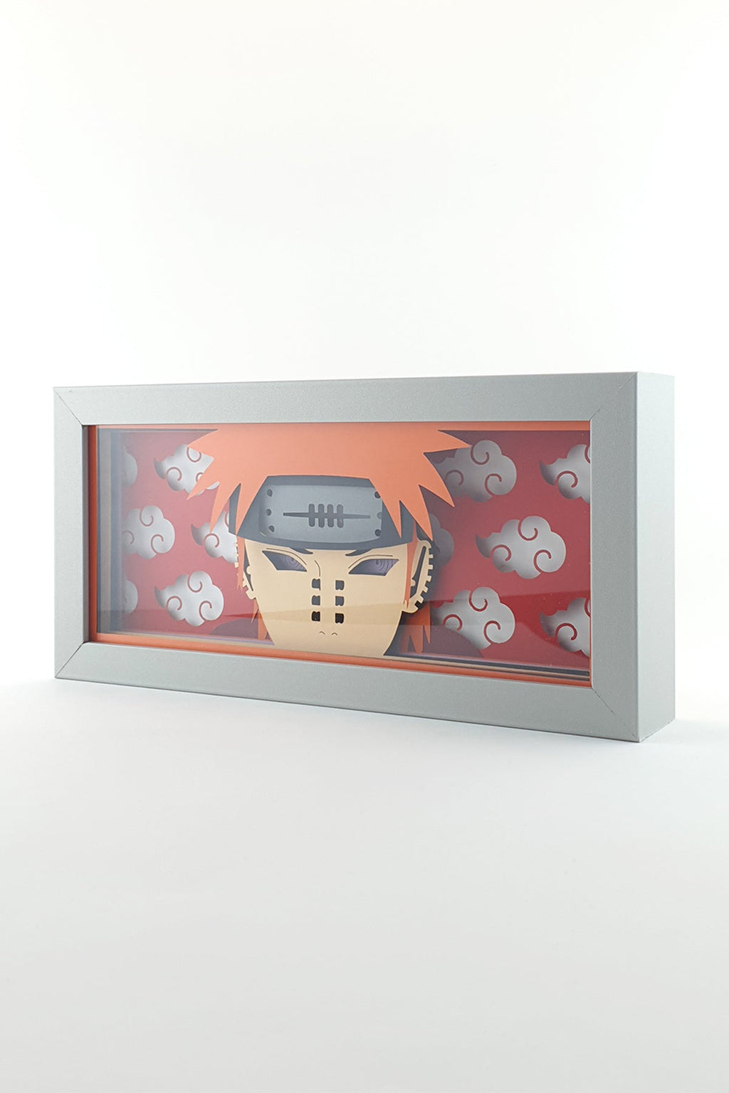 3D Pain Ahşap Katmanlı Anime Işık Kutusu – LED Dekor & Gece Lambası