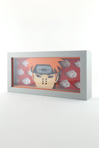 3D Pain Ahşap Katmanlı Anime Işık Kutusu – LED Dekor & Gece Lambası