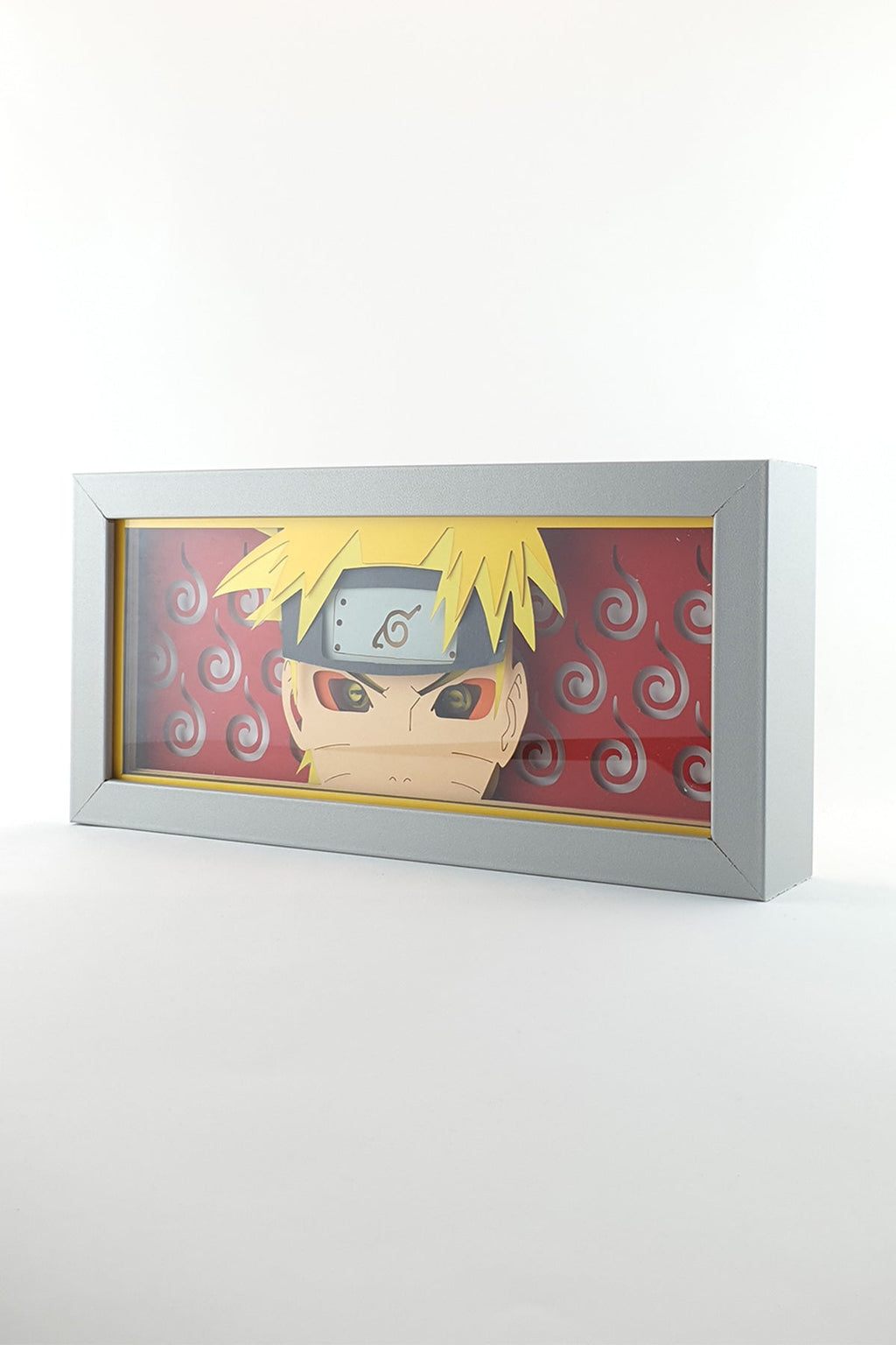3D Naruto Ahşap Katmanlı Anime Işık Kutusu – LED Dekor & Gece Lambası