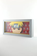 3D Naruto Ahşap Katmanlı Anime Işık Kutusu – LED Dekor & Gece Lambası
