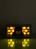 3D Itachi Ahşap Katmanlı Anime Işık Kutusu – LED Dekor & Gece Lambası