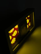 3D Itachi Ahşap Katmanlı Anime Işık Kutusu – LED Dekor & Gece Lambası