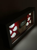 3D Pain Ahşap Katmanlı Anime Işık Kutusu – LED Dekor & Gece Lambası