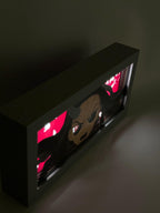 3D Nezuko Ahşap Katmanlı Anime Işık Kutusu – LED Dekor & Gece Lambası