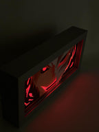 3D Hollow Ichigo Ahşap Katmanlı Anime Işık Kutusu – LED Dekor & Gece Lambası