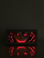 3D Hollow Ichigo Ahşap Katmanlı Anime Işık Kutusu – LED Dekor & Gece Lambası