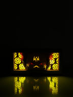 3D Sukuna Ahşap Katmanlı Anime Işık Kutusu – LED Dekor & Gece Lambası