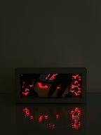 3D Young Itachi Ahşap Katmanlı Anime Işık Kutusu – LED Dekor & Gece Lambası