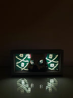 3D Inosuke Ahşap Katmanlı Anime Işık Kutusu – LED Dekor & Gece Lambası