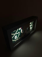 3D Inosuke Ahşap Katmanlı Anime Işık Kutusu – LED Dekor & Gece Lambası